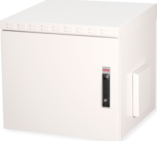 Picture of Roline 19-inch wall housing Pro 9 U, 600x600 WxD IP55 outdoor grey