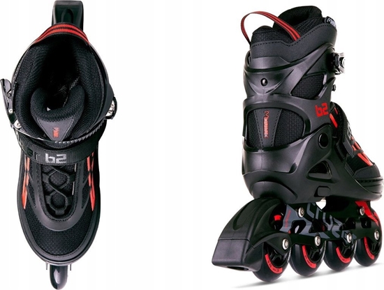 Изображение Rolki Movino Cruzer B2 rekreacyjne regulowane czarne r. 30-33