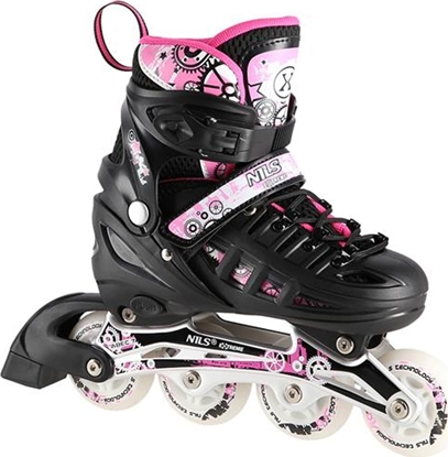 Picture of Rolki Nils Extreme NH10905 z wymienn poz regulowane czarne r. 31-34