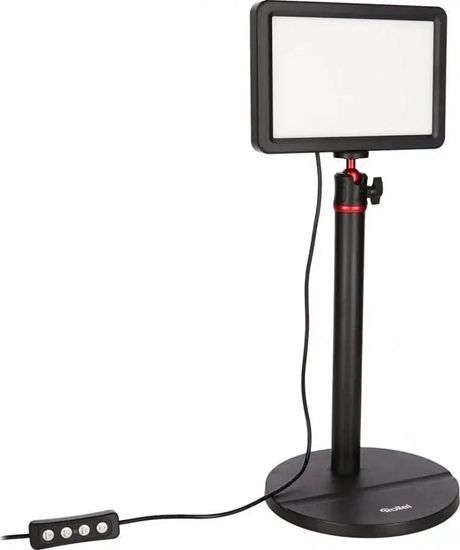 Picture of Rollei Lumis Key-Light, owietlenie wideo LED wraz ze statywem stoowym z pilotem na kablu do owietlenia strumieniowego wideo i konferencji 28555 cza