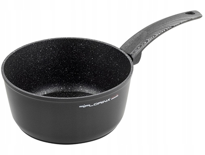 Attēls no RONDEL BONO 20 CM 2,4L. IND. by M.G. (CZARNY, POWOKA IMITUJCA KAMIE, UCHWYT CZARNY)