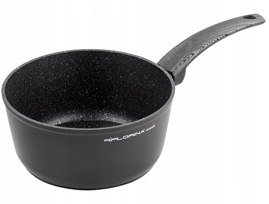 Picture of RONDEL BONO 20 CM 2,4L. IND. by M.G. (CZARNY, POWOKA IMITUJCA KAMIE, UCHWYT CZARNY)