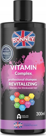 Picture of Ronney Vitamin Complex Professional Shampoo Revitalizing rewitalizujcy szampon do wosów z kompleksem witamin 300ml