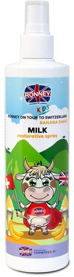 Picture of RONNEY_Kids On Tour To Switzerland mleczko do wosów dla dzieci Banana Shake 285ml