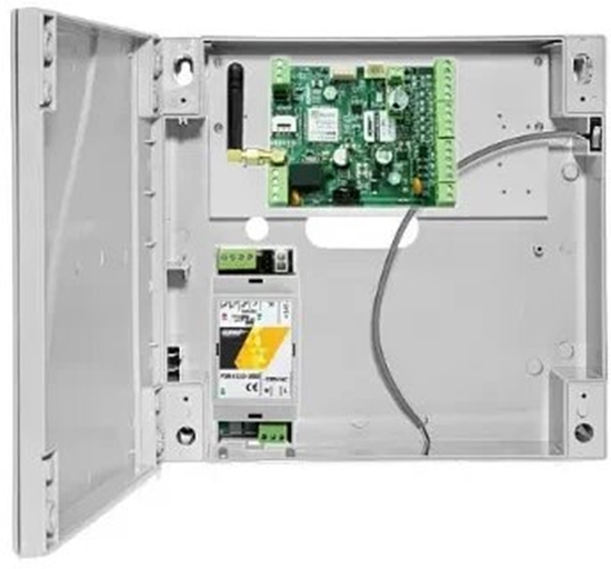 Picture of ROPAM Basic4G-SET: Basic4G/AT-GSM-MINI90/O-R3P/PSR-ECO-2012/ zestaw, modu LTE w obudowie  natynkowej z zasilaczem -ECO i anten GSM/LTE