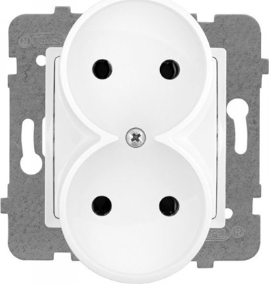 Picture of ROSA GNIAZDO PODWÃJNE B/U BIAÅE ROSA