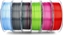 Изображение ROSA-PLAST Zestaw Filamentów Rosa3D PLA 1,75mm 6x350g - Multicolour Silk}