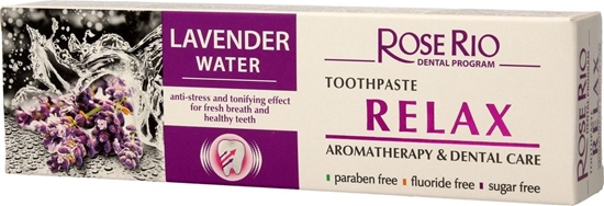Изображение Rose Rio Pasta do zbów Relax Lavender Water 65ml