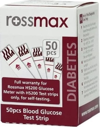 Picture of Rossmax Rossmax testo juostels HS200 kraujo gliukozs matuokliui