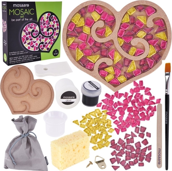 Picture of Roter Kafer Zestaw Kreatywny Mozaika W Ksztacie Serca Do Zawieszenia Mega Akcesoria
