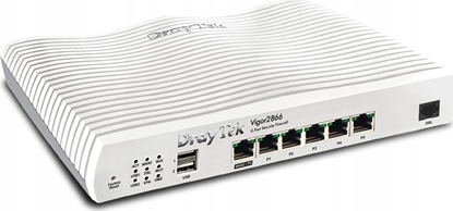 Изображение Router DrayTek Draytek Vigor 2866: Gfast Modem-Firewall ruter Gigabit Ethernet Szary