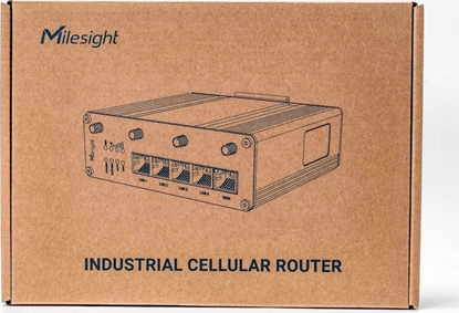 Picture of Router MILESIGHT Milesight UR35 Przemysowy Router LTE z  Wi-Fi PoE i GPS  5* 10/100Mbps (1 * WAN + 4 * LAN) Wzmocniona Aluminiowa Obudowa Dual Sim 2* RS485 DI DO  TCP UDP Modbus MQTT