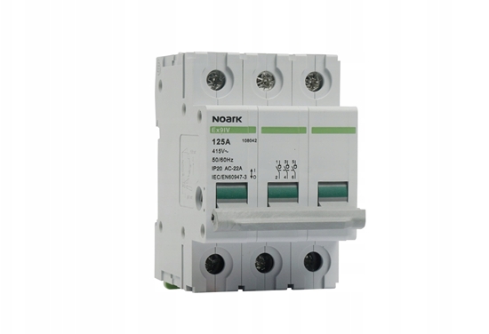 Picture of Rozcznik izolacyjny Noark Ex9IV 108040 3P 63A AC 400V szary