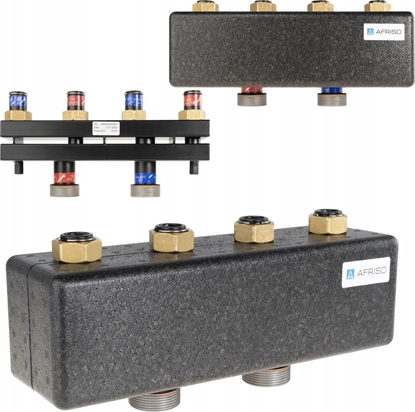 Изображение Rozdzielacz KSV 90-2 do grup pompowych BPG, do 50 kW, dla 2 obiegówA