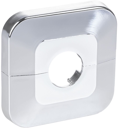 Picture of Rozeta dzielona chrom FI16 (tworzywo sztuczne) 50/50/7 mm