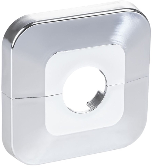 Picture of Rozeta dzielona chrom FI16 (tworzywo sztuczne) 50/50/7 mm