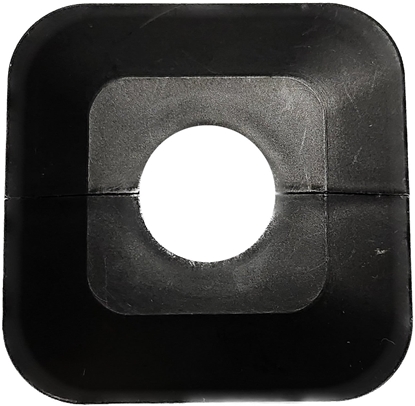 Picture of Rozeta dzielona czarna Fi16  (tworzywo sztuczne)