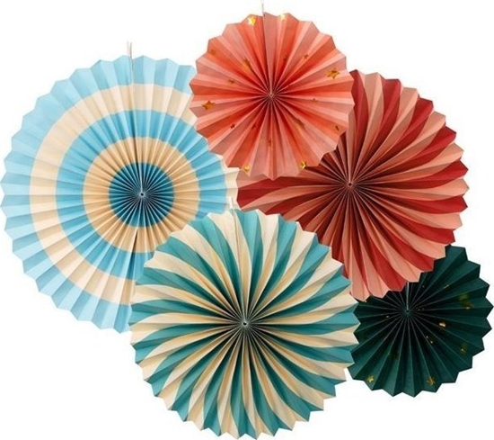 Изображение Rozety dekoracyjne Cyrk 26-43cm 5szt