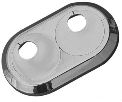 Picture of Rozetka maskujca podwójna srebrna 16mm(DWZ)