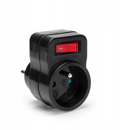 Attēls no Rozganik z wycznikiem i uziemieniem czarny Montis MT091-BK