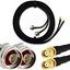 Attēls no RP-SMA Male to N Male Hex 3m Twin Coaxial Cable — HF240 (LMR240 equivalent)