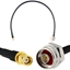 Picture of RP-SMA Male to N Male Hex 50cm Coaxial Cable — HF240 (LMR240 equivalent)