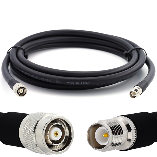 Picture of RP-TNC Male to RP-TNC Female 30m Flexible Coaxial Cable — LMR400 UF UltraFlex equivalent