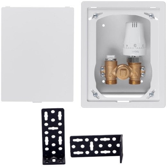 Picture of RTL box  do wbudowania w cian z ogranicznikiem temperatury powrotu