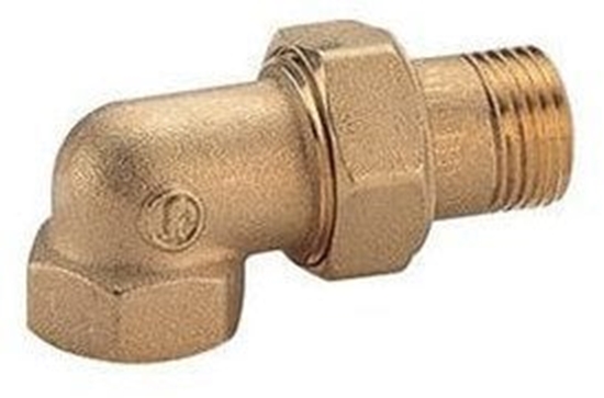 Picture of rubunek ktowy 1/2" nakrtno-wkrtny dla systemów hydraulicznych i gazowych zgodny z UNI 7129 [10]