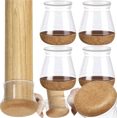 Attēls no Ruhhy Nakadki na nogi krzesa - zestaw 4 szt. Ruhhy