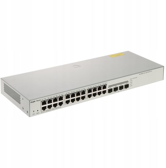 Изображение Ruijie Reyee RG-NBS3100-24GT4SFP-V2| Switch Zarzdzalny, 28 portów, 24xGE, 4xSFP, L2, Rack, Cloud