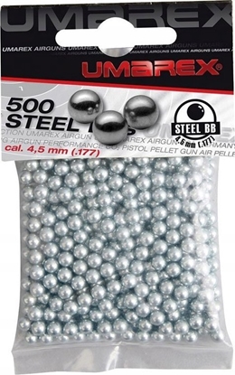 Attēls no rut 4,46 mm BBs UMAREX Steel kulki stalowe 500 szt