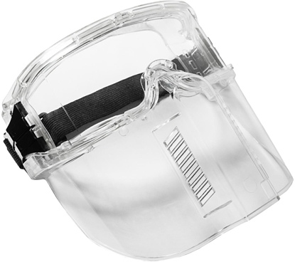 Picture of SAFETY GLASSES WITH FACE SHIELD SILVER