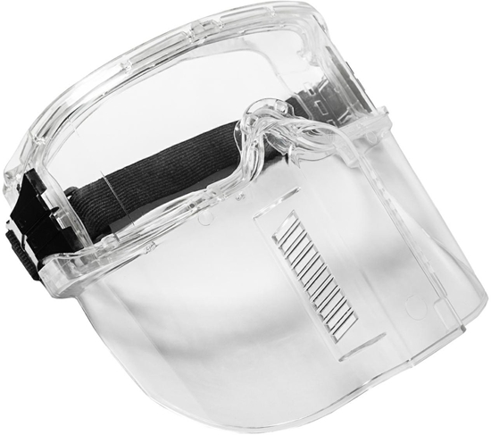 Picture of SAFETY GLASSES WITH FACE SHIELD SILVER