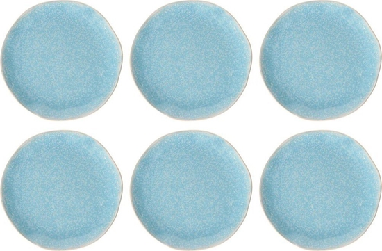 Picture of Sagaform ROSE&TULIPANI CONCERTO FUSE AZZURRO Zestaw 6 talerzy do saatek 22 cm