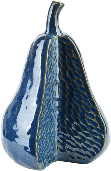 Picture of SAGGIO PEAR Figura 13,5x12x21cm granatowa