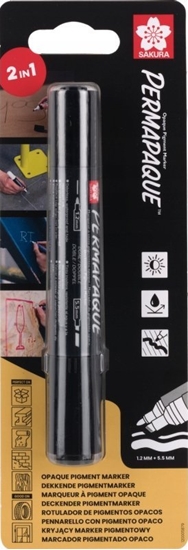 Picture of Sakura Marker Permapaque Dual Point czarny, Sakura
