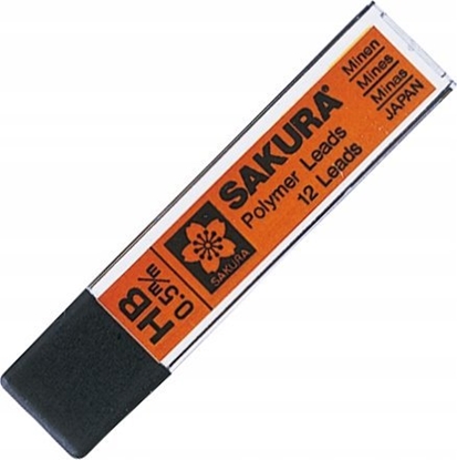 Picture of Sakura Sakura Mechanical pencil refill 0.5 mm HB polymer leads