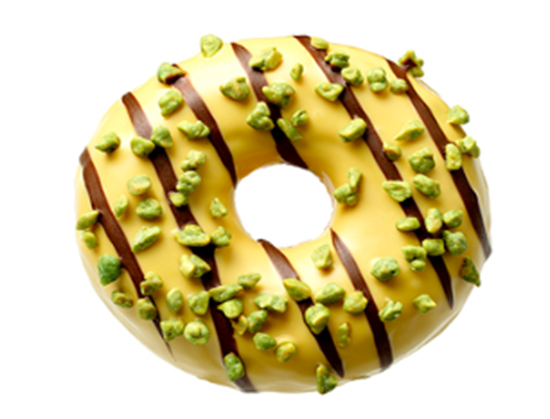 Picture of Saldēts virtulis DOUNUT WORRY BE HAPPY ar pistāciju krēma pildījumu, 77g x 12gab