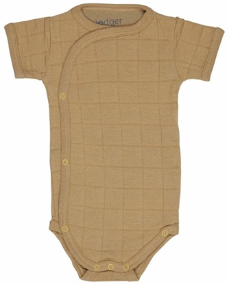 Attēls no Sale! Lodger Romper Solid cotton bodysuit with short sleeves Honey 74 cm RFS 076_74