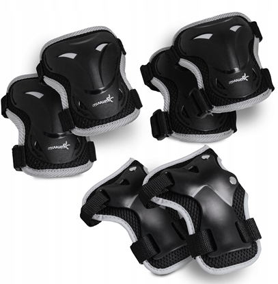 Picture of Sale! Muuwmi Elbow and knee protector set S size black AU 272