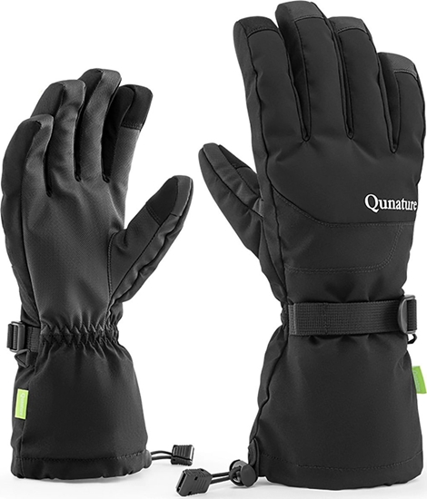 Изображение Salomon Rkawice narciarskie Qunature Finger Style rozmiar L - czarne