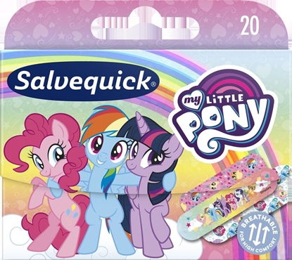 Attēls no Salvequick  Plastry dla dzieci My Little Pony 20szt.