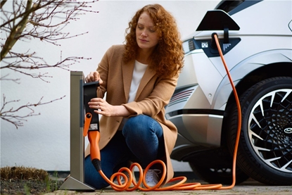 Picture of Samozwijajcy si kabel do adowania Typu 2, do 22 kW, 3 m, pomaraczowy - Dugo kabla 3 m