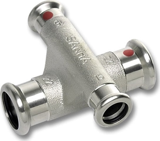 Picture of SANHA Czwórnik 2-paszczyznowy SANHA-THERM C-Stahl d28x15SANHA