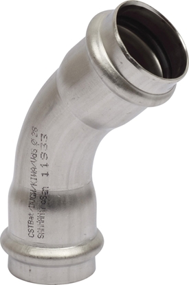 Picture of SANHA Kolano SANHA-NIROSAN-Stahl szlachetna d45° d15SANHA