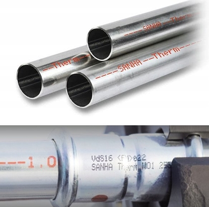 Attēls no SANHA SANHA-Therm Rura ocynkowana w sztangach po 6 m 54x1,5