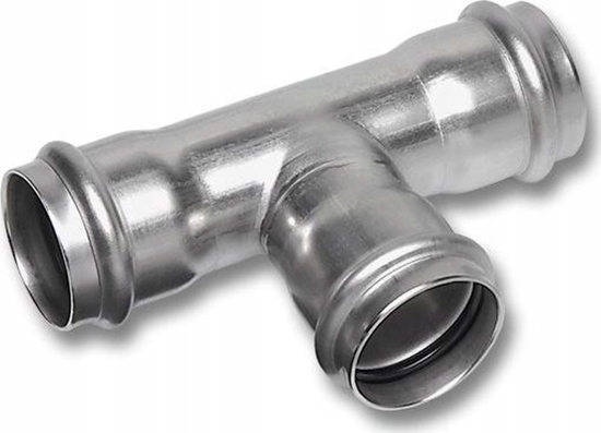 Изображение SANHA Trójnik równoprzelotowy SANHA-NIROSAN-Stahl szlachetna d90° d18SANHA