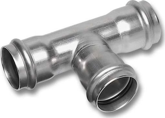 Изображение SANHA Trójnik równoprzelotowy SANHA-NIROSAN-Stahl szlachetna d90° d22SANHA