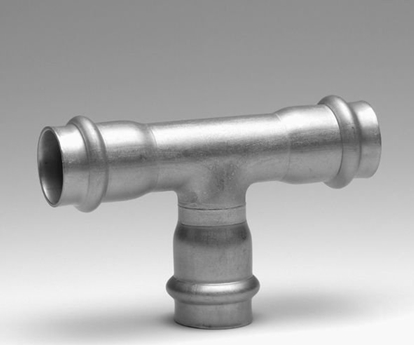 Изображение SANHA Trójnik równoprzelotowy SANHA-NIROSAN-Stahl szlachetna d90° d35SANHA